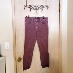 Abercrombie Burgundy SuperSkinny Jeans Size 4Short